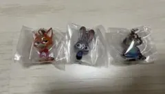ズートピア2 めじるしアクセサリー ガチャ ニック ジュディ ニブルズ セット