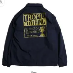 TROPHY CLOTHING ネイビー ナイロンジャケット