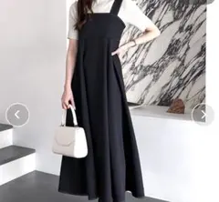 (期間限定価格)Heather ヘザー ステッチボリュームジャンスカ ワンピ M