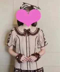 Chalmiere 袖レースアップブラウスのサムネイル
