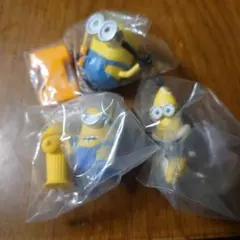 ユニバ　USJミニオン コレクタブルフィギュア スチュアートなど3点