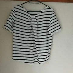 【こと音様専用】　プルオーバー　（キト抗菌）　ボーダー　Tシャツ