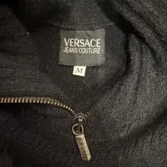 VERSACE JEANS COUTURE ブラックパーカー M