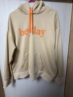 Heyday ベージュ フーディー スウェット 体型カバー
