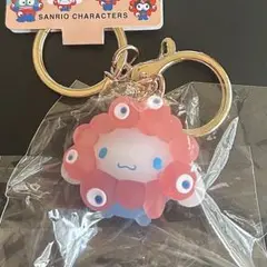 【シナモロール】万博　サンリオ クリア ミャクミャク キーホルダー