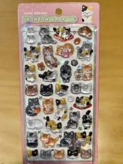 【正規品】ボンボンドロップシール♡和柄新作♡和猫