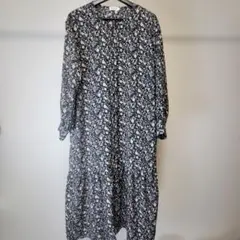 LEPSIM 花柄2wayロングワンピース長袖フリーサイズ