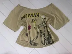 [希少] NIRVANA INCESTICIDE Tシャツ ベージュのサムネイル