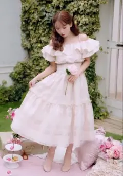 Belle Charme ベルシャルム フェアリーチュールキャミワンピース