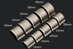 レザークラフト　抜き型　円弧 エンドポンチ　10個セット