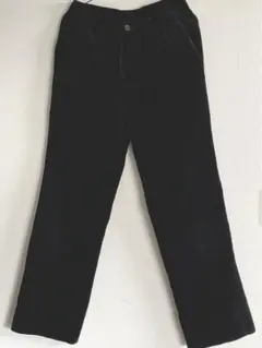 レトロJUNのメンズ濃紺のコーデュロイ長ズボン　厚手 サイズL ウエスト約76