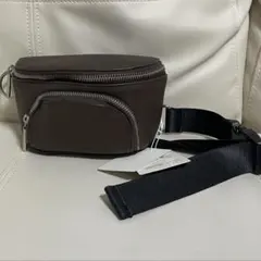 【新品タグ付】MURUA ムルーア チェーン ウェストポーチ ブラウン