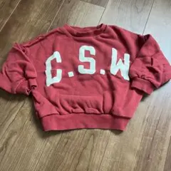 ブリーズ 赤　トレーナー　110