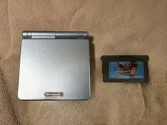 GBA SP パールブルー 本体のみ+GBAソフト1本付き(動作確認済み)