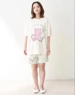 ドラえもん レディース ジャガードプルオーバー&ショートパンツセット