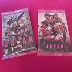 送料込 バレーボール日本代表 JAPAN 2026 カード 未開封 2パック