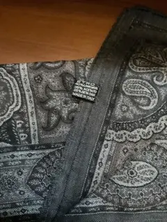 エトロ　ペイズリー柄ストール グレー系 イタリア製