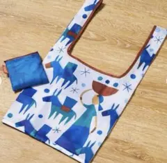 KALDI(カルディ)◆動物モチーフ エコバッグ白　新品未使用ノベルティ非売品