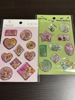 新品★セリア　ウォーターシール　ラプンツェル　ティンカーベル　セット