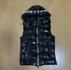 ブラック フード付きダウンベストサイズS 値下げ⭕️