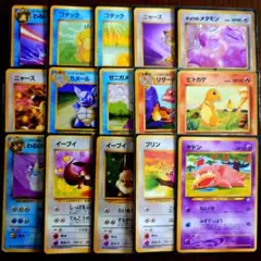 ポケモンカード コダック 旧裏 伝説 幻 キラ プロモ まとめ売り 15枚セット ポケモンカード コダック 旧裏 伝説 幻 キラ プロモ まとめ売り 15枚