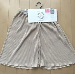 ベージュ プリーツ ペチコート M-L