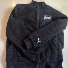 PUMA フリースジャケット 150サイズ 黒