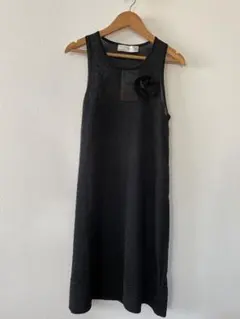 [未着用] ZARA ザラ　メッシュノースリーブトップス 黒