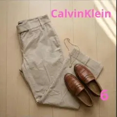 【美品】カルバンクライン パンツ ベージュ 美脚シルエット オンワード樫山のサムネイル