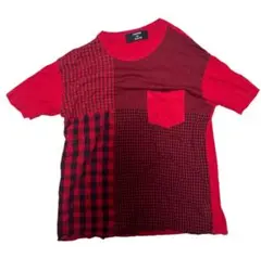 Rare CABANE de ZUCCA Check Pattern Tee
