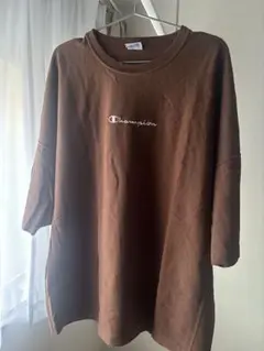 Champion Reverse Weave Tシャツ M ブラウン