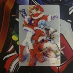 ウエハース　エヴァンゲリオン　レイ　アスカ　サンタ　０１