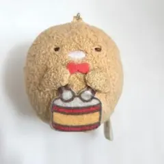 すみっコぐらし　とんかつ　てのりぬいぐるみキーホルダー