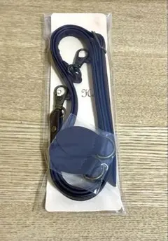 ハンドメイド用 合皮ショルダーストラップ 茶色／バッグ持ち手 フック付き