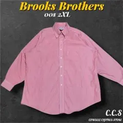 海外古着ブルックスブラザーズ　ボタンダウンオリジナルポロシャツ　実寸2XL