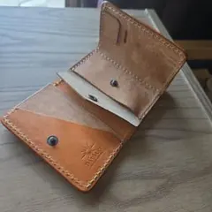 DAYSART 革財布 オレンジ