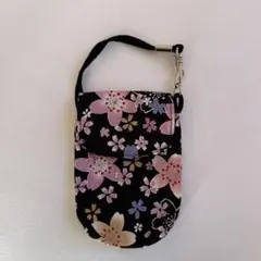 桜の花柄小物入れ