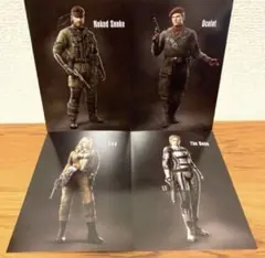メタルギアソリッド　限定　非売品　ランダム　ポストカード　4種
