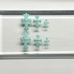 クロムパーツ　クロスパーツ　クロム　クロス　ネイルパーツ　ミントグリーンのサムネイル