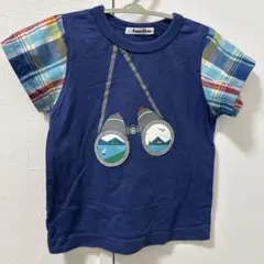 familiar ネイビー Tシャツ 100cm