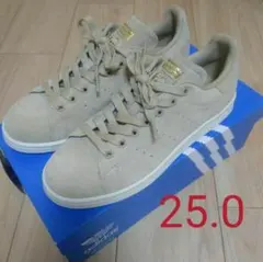 未使用品 スタンスミス リネンカーキ 25.0cm アディダス EDIFICE