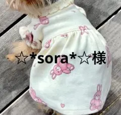 ハンドメイド犬服　☆*sora*☆様専用
