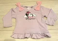 未着用★Disney100 ミニーマウス 長袖カットソー90cm