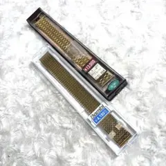 時計ベルト　18mm ゴールド2本セット　未使用品のサムネイル