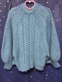 select MOCA ヘリンボーンドルマンオーバーニット