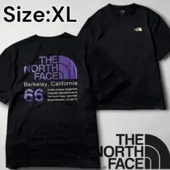新品未使用 ノースフェイス MEEKER S/SR/TEE 半袖Tシャツ 黒紫