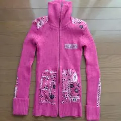 ジップアップニット ニット