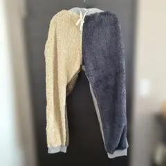 K.MAYER フリース バイカラー ジョガーパンツ