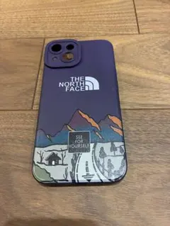 THE NORTH FACE iPhone14ケース パープル