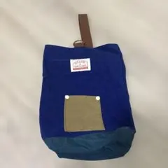 OCEAN & GROUND シューズバッグ 青　靴袋